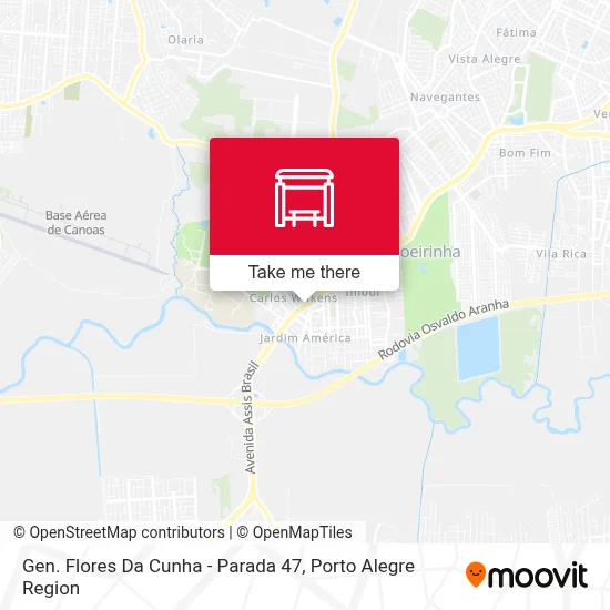 Gen. Flores Da Cunha - Parada 47 map