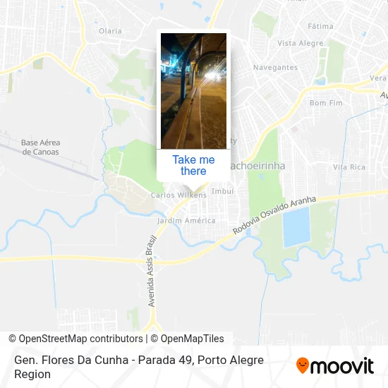 Gen. Flores Da Cunha - Parada 49 map