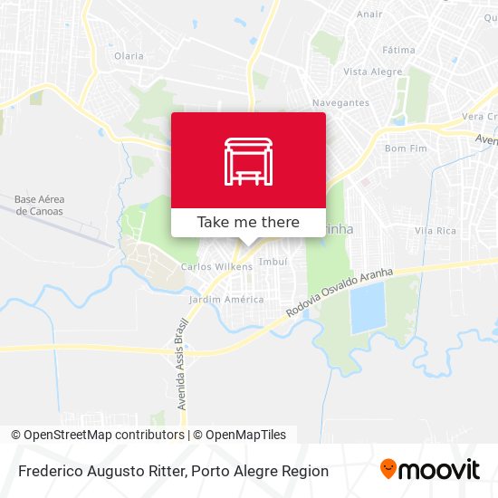 Frederico Augusto Ritter map