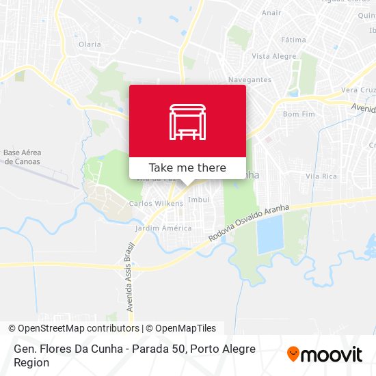 Gen. Flores Da Cunha - Parada 50 map