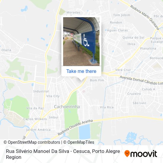 Rua Silvério Manoel Da Silva - Cesuca map