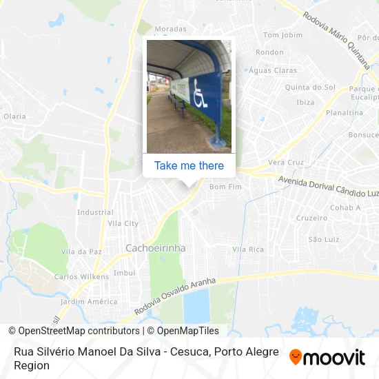 Rua Silvério Manoel Da Silva - Cesuca map
