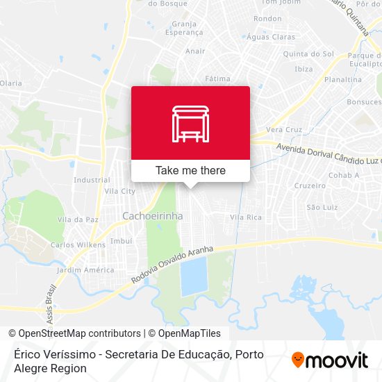 Érico Veríssimo - Secretaria De Educação map
