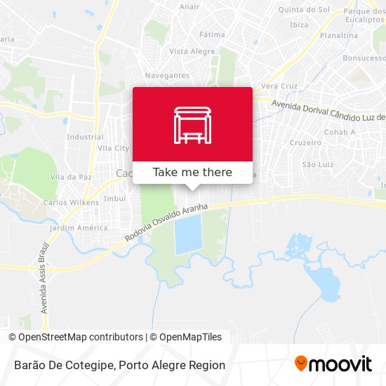 Barão De Cotegipe map
