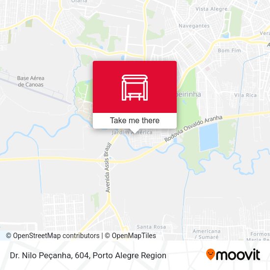 Dr. Nilo Peçanha, 604 map