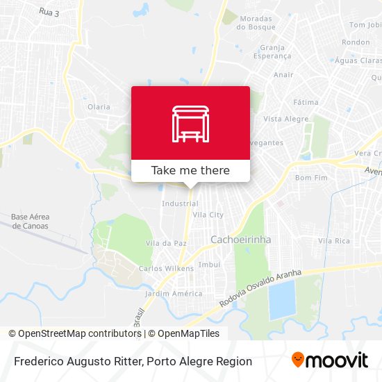 Frederico Augusto Ritter map