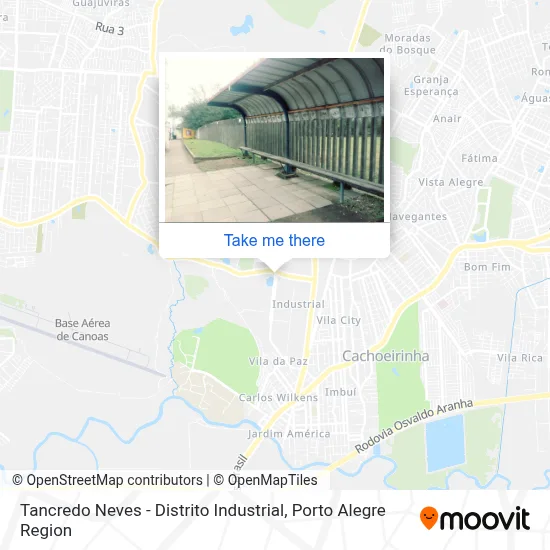 Tancredo Neves - Distrito Industrial map