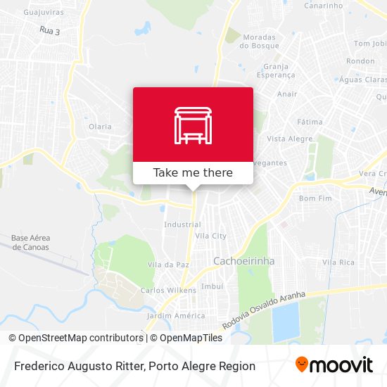 Frederico Augusto Ritter map