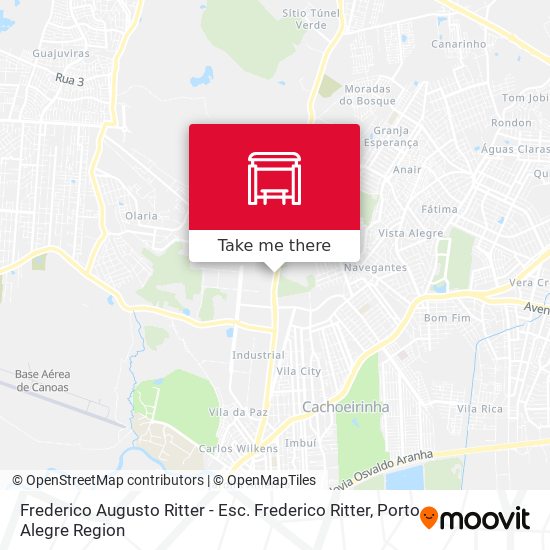 Frederico Augusto Ritter - Esc. Frederico Ritter map