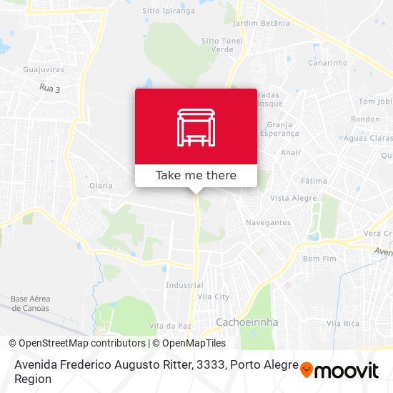 Avenida Frederico Augusto Ritter, 3333 map