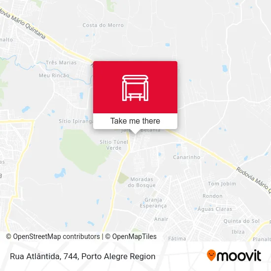 Rua Atlântida, 744 map