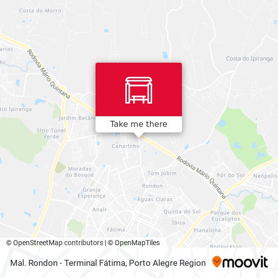 Mapa Mal. Rondon - Terminal Fátima