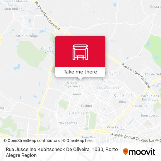 Rua Juscelino Kubitscheck De Oliveira, 1030 map