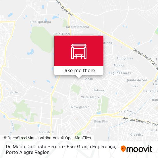 Dr. Mário Da Costa Pereira - Esc. Granja Esperança map