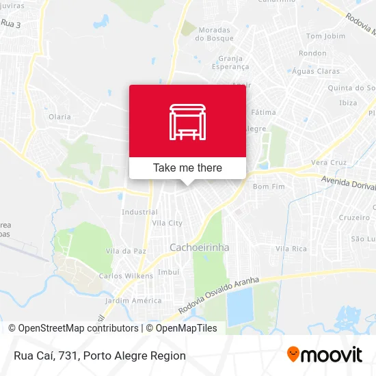 Rua Caí, 731 map