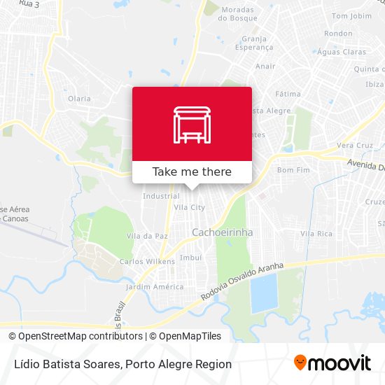 Lídio Batista Soares map