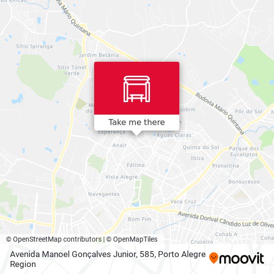 Avenida Manoel Gonçalves Junior, 585 map