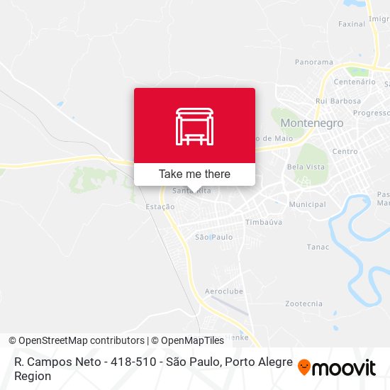 R. Campos Neto -  418-510 - São Paulo map