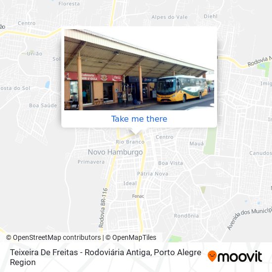 Teixeira De Freitas - Rodoviária Antiga map