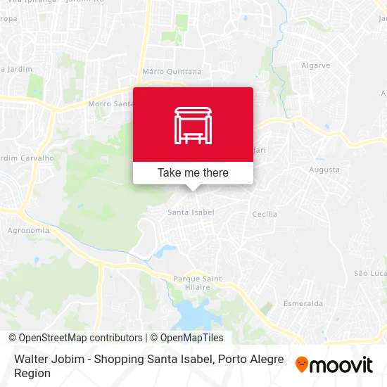 Walter Jobim - Shopping Santa Isabel map