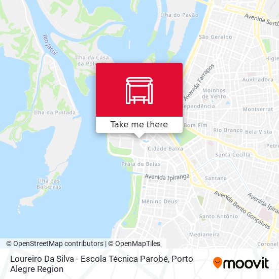 Loureiro Da Silva - Escola Técnica Parobé map