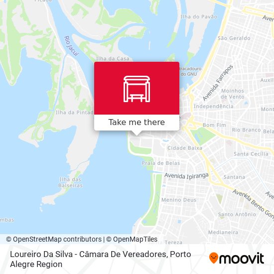 Loureiro Da Silva - Câmara De Vereadores map