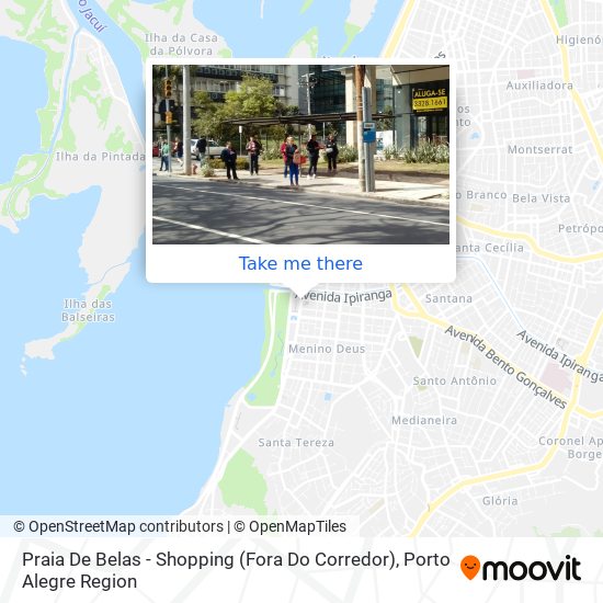 Mapa Praia De Belas - Shopping (Fora Do Corredor)