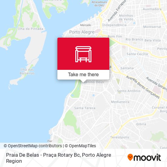 Praia De Belas - Praça Rotary Bc map