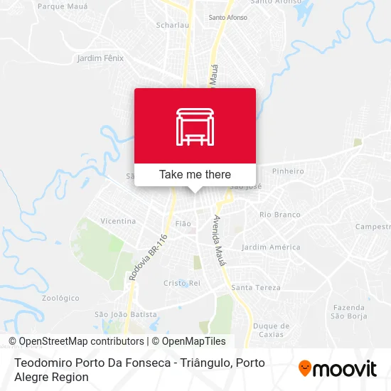 Teodomiro Porto Da Fonseca - Triângulo map