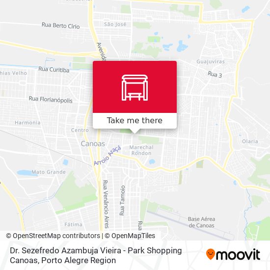 Dr. Sezefredo Azambuja Vieira - Park Shopping Canoas map