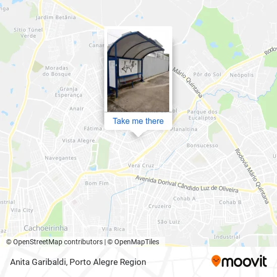 Anita Garibaldi map