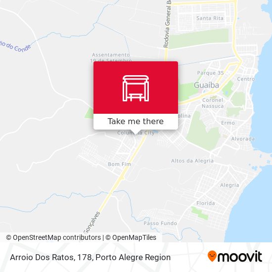 Arroio Dos Ratos, 178 map