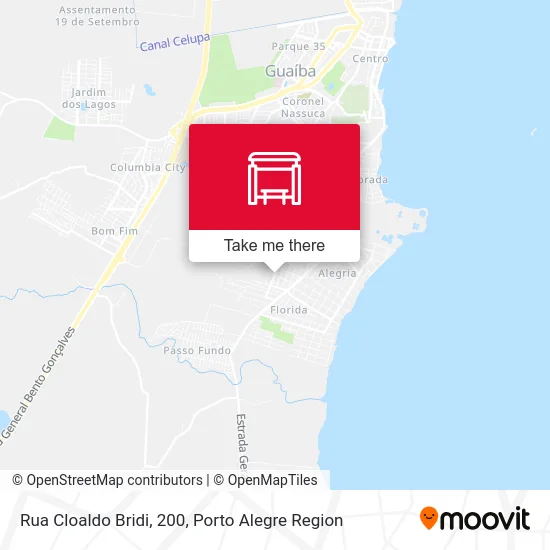 Rua Cloaldo Bridi, 200 map