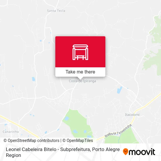 Leonel Cabeleira Bitelo - Subprefeitura map