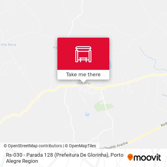 Mapa Rs-030 - Parada 128 (Prefeitura De Glorinha)