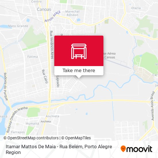 Mapa Itamar Mattos De Maia - Rua Belém