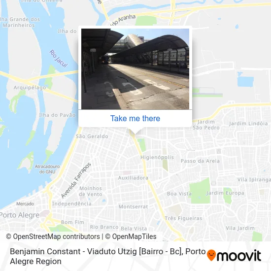 Benjamin Constant - Viaduto Utzig [Bairro - Bc] map