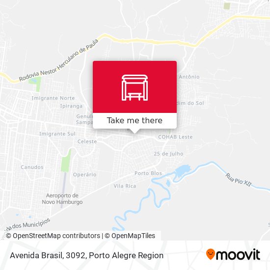 Mapa Avenida Brasil, 3092