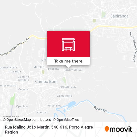 Rua Idalino João Martin, 540-616 map