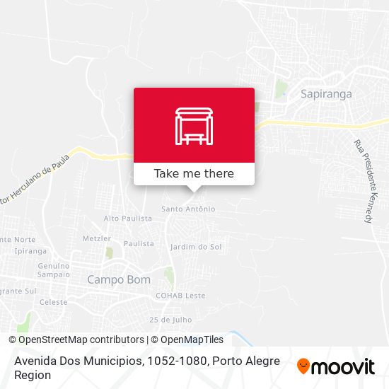 Avenida Dos Municipios, 1052-1080 map