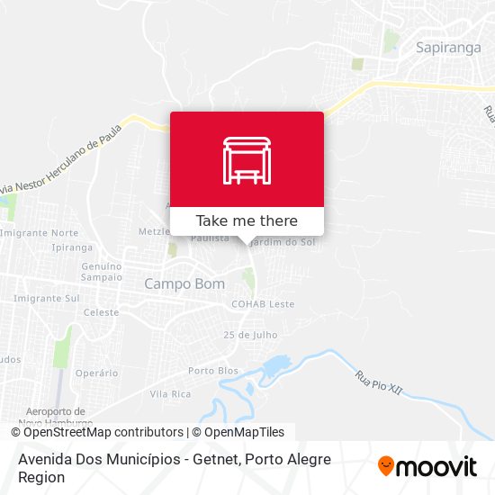 Avenida Dos Municípios - Getnet map