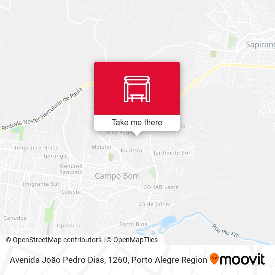 Avenida João Pedro Dias, 1260 map