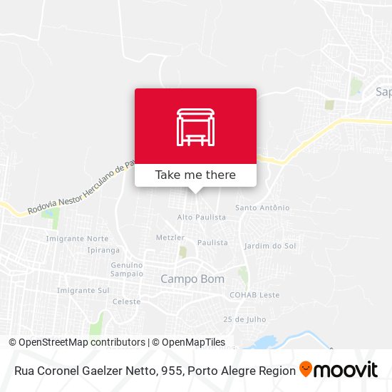 Rua Coronel Gaelzer Netto, 955 map