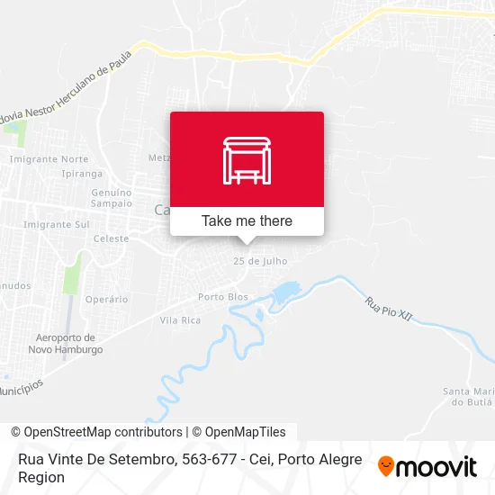 Rua Vinte De Setembro, 563-677 - Cei map
