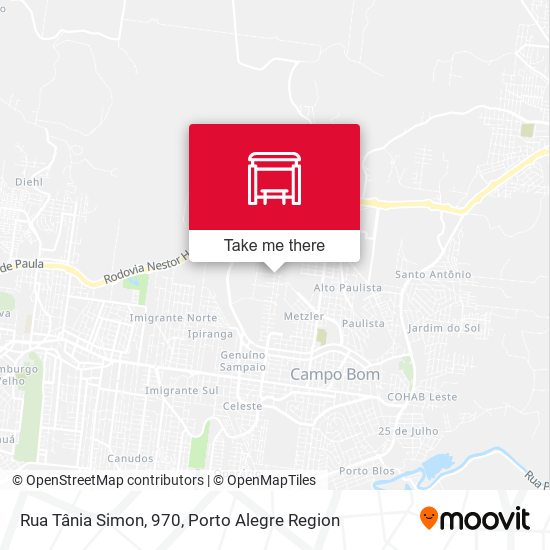 Rua Tânia Simon, 970 map