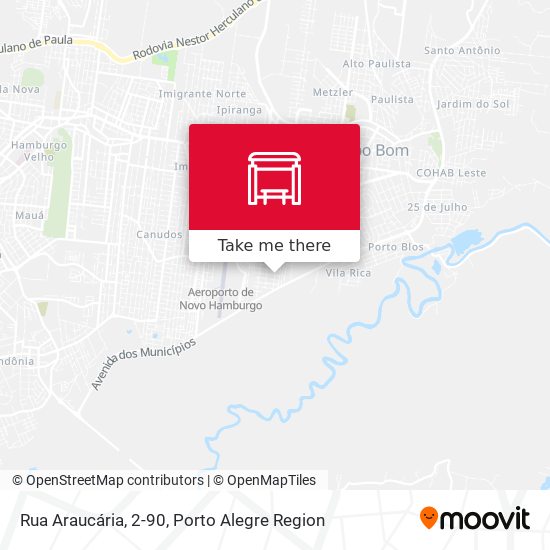 Rua Araucária, 2-90 map