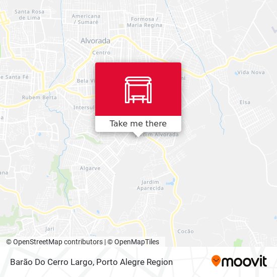 Barão Do Cerro Largo map