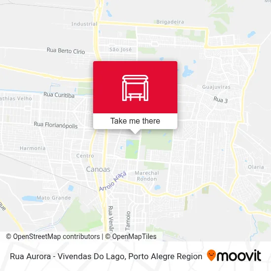 Rua Aurora - Vivendas Do Lago map