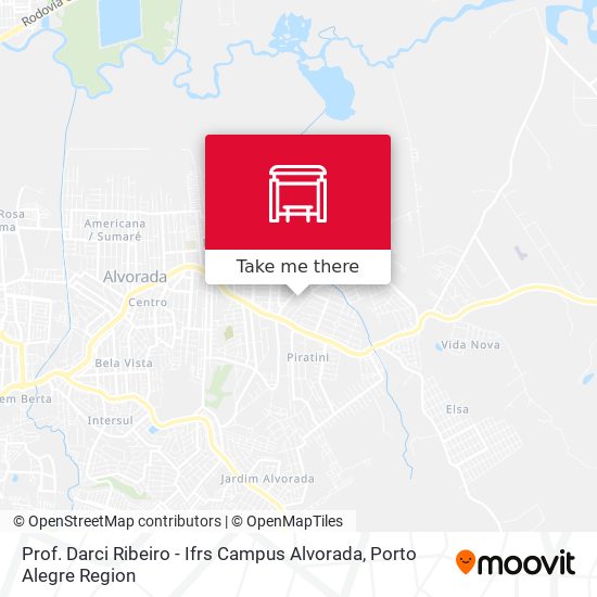 Prof. Darci Ribeiro - Ifrs Campus Alvorada map