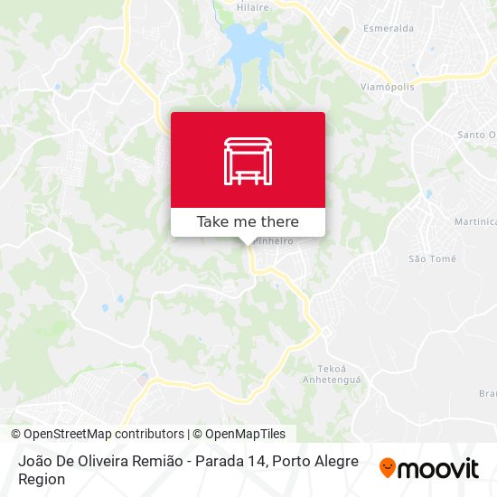 Mapa João De Oliveira Remião - Parada 14